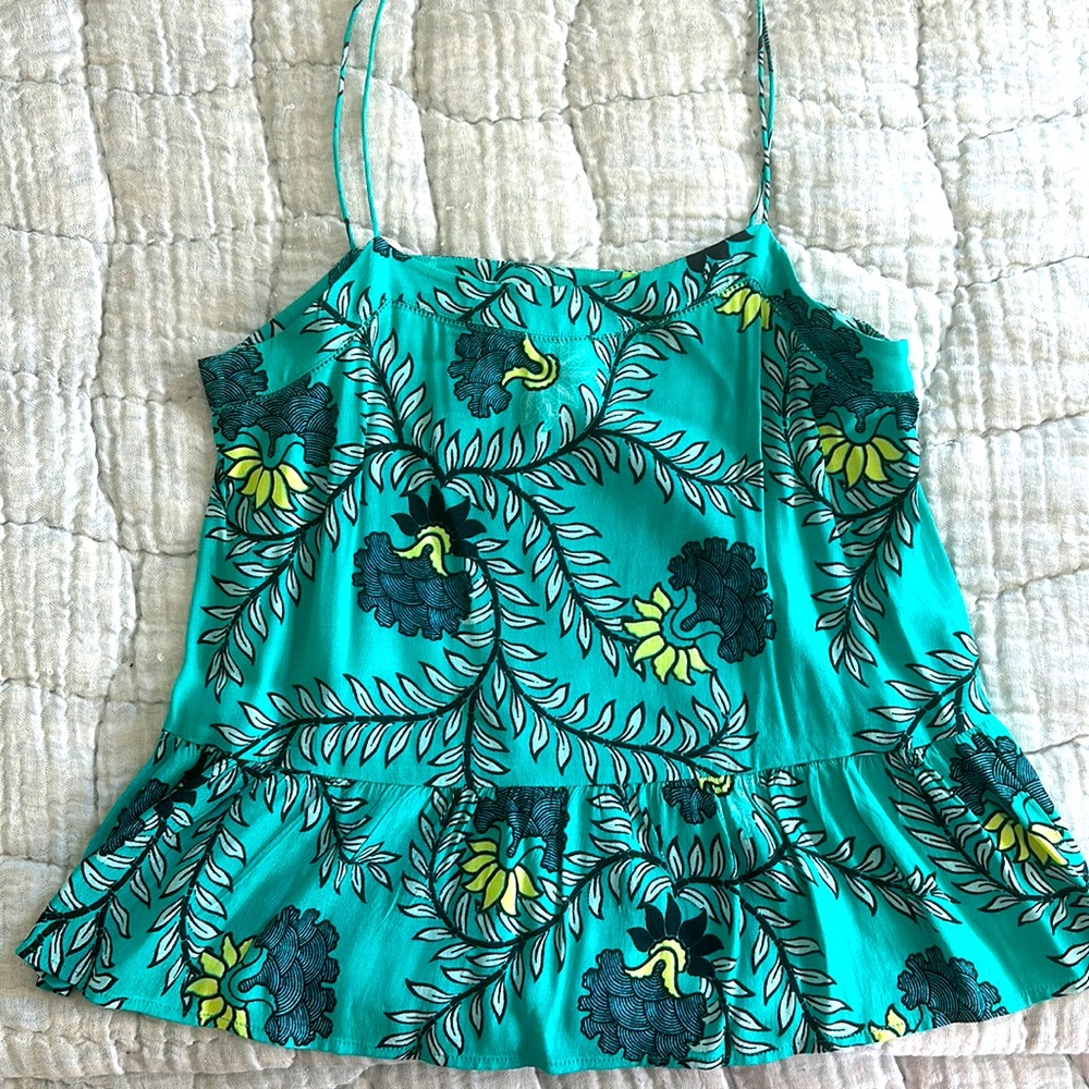 Loft. Size Small. Green & blue.